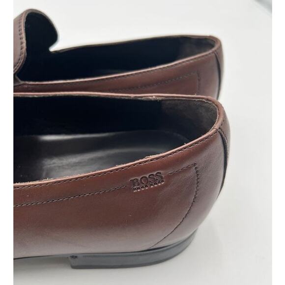 Hugo Boss Men's Vermilo  Leather Fashion Loafer Shoes size 11.5 - Picture 6 of 11